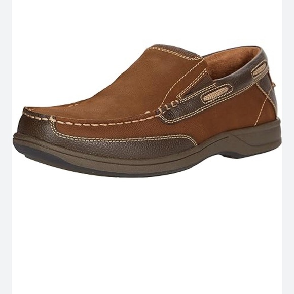 Florsheim Brown Moccasin-Inspired Slip-On Loafers - Picture 1 of 5
